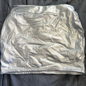 Stylish Silver Women's Skirt